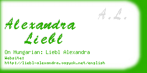 alexandra liebl business card